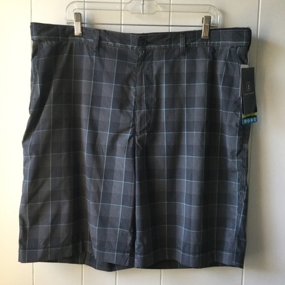 PGA TOUR Men’s Plaid Golf Shorts